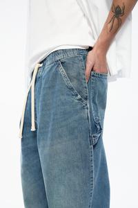 Nouveau pantalon de jogging en toile High Street bon marché 100% coton pantalon lourd pour hommes de coupe régulière - Product Image 3