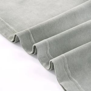 เสื้อยืดผู้ชายสีทึบโอเวอร์ไซส์ล้างทำความสะอาดได้หนัก300กรัมเสื้อยืดแฟชั่นสำหรับทุกเพศเสื้อยืดผ้าฝ้ายคุณภาพสูงระบายอากาศได้ดี - Product Image 6