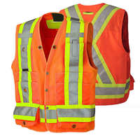 Chalecos de Seguridad de Alta Visibilidad para Construcción, Color Personalizado al por Mayor, Reflectantes, con Múltiples Bolsillos, Ropa de Trabajo, Impresión de Logotipo Personalizado