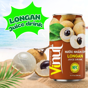 VINUT Vietnam precio de fábrica nutricional Longan jugo bebida 330ml bebida sin azúcar etiqueta privada muestra gratis OEM refrigerado - Product Image 3