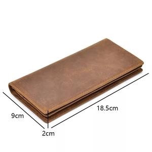 Portefeuilles courts en cuir de qualité supérieure pour hommes Type de fermeture ouverte avec doublure en polyester Porte-cartes de crédit Blocage RFID - Product Image 6