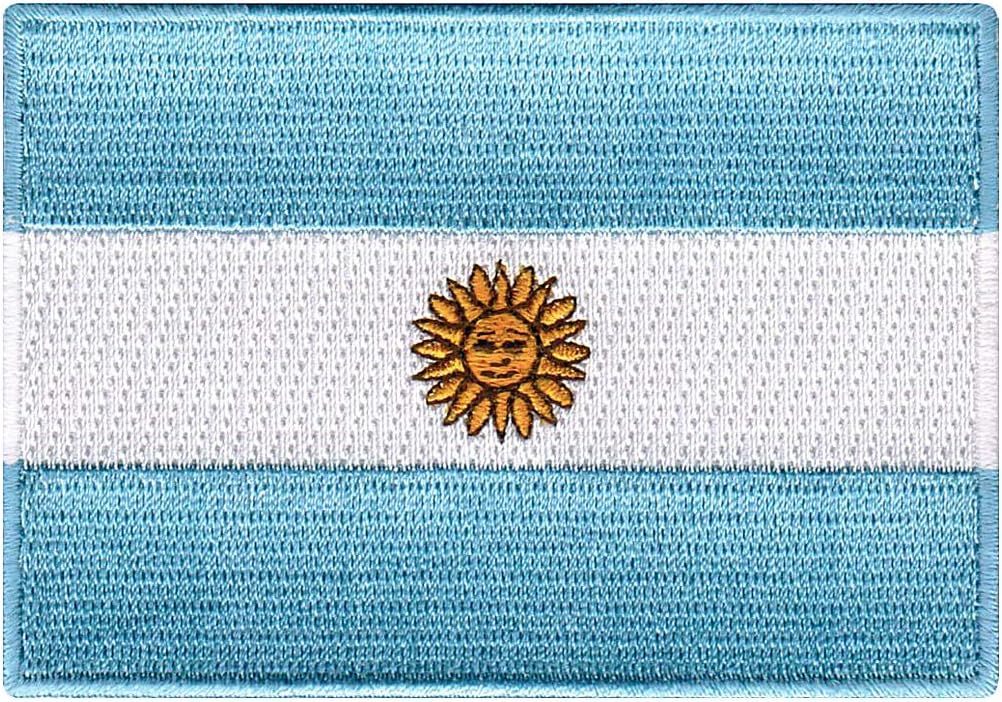 アルゼンチン国旗刺繍アルゼンチン国章アイアンオンソーオンパッチ