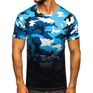 Camiseta de Manga Corta para Hombre, Estilo Único, Tejida, con Estampado por Transferencia de Calor, Transpirable, Precio de Fábrica, Diseño Personalizado - Product Image 1