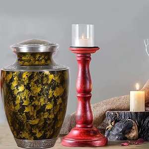 Urna de cremación de aluminio hecha a mano para cenizas humanas Urnas decorativas funerarias para adultos para cenizas humanas Adulto - Product Image 6