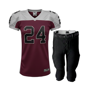 Maillot de football américain pour adultes, hommes et femmes, uniforme de match, jersey en polyester respirant 235GSM - Product Image 5