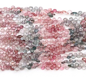 ประเภทผลิตภัณฑ์ลูกปัดหินอัญมณีหลายเหลี่ยมรูปหัวใจ - Product Image 1