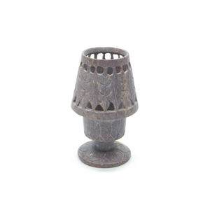 Fournisseur en gros de bougeoirs en pierre de savon naturelle faits à la main gravés, bougeoirs à thé de qualité supérieure, décoration festive pour la maison au prix d'usine en provenance d'Inde - Product Image 5