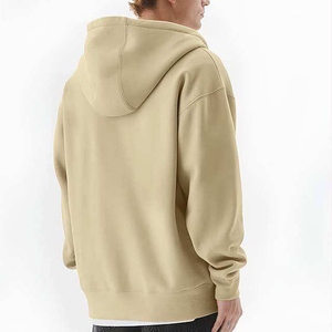 100% Cotton Zipper <b>Hoodie</b> Basics Cotton Blended Oversized <b>Zip</b>-<b>Up</b> <b>Men</b> Boxy <b>Hoodie</b> Customizable Fashionable Long Sleeve - Product Image 2