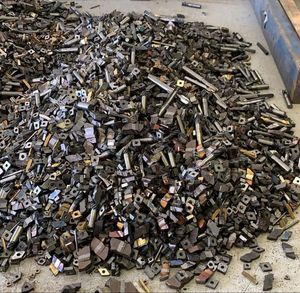 Déchets de carbure mélangé |   Pointes en carbure de tungstène |   Déchets industriels - Product Image 5