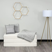 Meilleures ventes Matelas pliant en mousse à mémoire de forme souple et épais 3 Matelas d'invité en mousse à mémoire de forme en bambou Lit de plancher