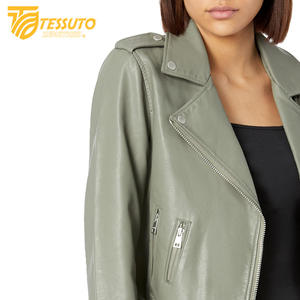 Veste de course pour femme d'hiver en cuir de vache véritable respirante Veste en cuir pour femme - Product Image 4