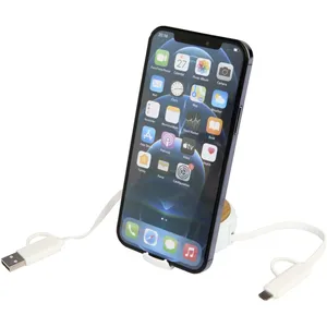 Câble rétractable 5-en-1, gadget USB promotionnel durable, Chechia, gadgets écologiques - Product Image 5