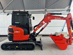 Excavadora Compacta con Motor Diésel de 24.8 HP para U35-4 ANGLE BLADE CRAWLER EXCAVATOR, con Pulgar Hidráulico y Caja de Cambios - Product Image 5