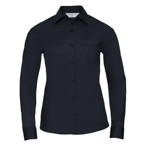 Custom Ladies' <b>Long</b> <b>Sleeve</b> <b>Polo</b> <b>Shirt</b> for Promotional Merchandising - Product Image 2