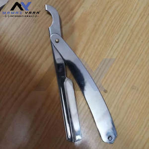 Navaja de Afeitar Turca Tradicional, Navaja de Afeitar Recta para Afeitar la Cara, Depiladora con una Sola Hoja - Product Image 3