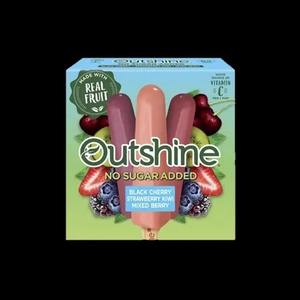 Mini-sucettes glacées aux fruits assortis Outshine, idéales pour les pique-niques - Product Image 1