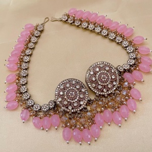 Elegantes pendientes de diseñador Earchain para mujer, cómodas cadenas de oreja largas con tachuelas de latón, joyería étnica para fiesta nupcial - Product Image 4