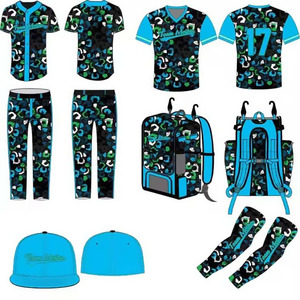 Conjunto de uniforme de béisbol reversible para Club, ropa de equipo juvenil sublimada impresa OEM con logotipo bordado, paquete de oferta al por mayor - Product Image 1