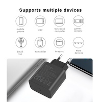 Cargador de Pared Compacto HNT al por Mayor, 45W, Puerto USB-C de Carga Rápida con PD3.0 PPS para Teléfono Samsung, Laptop y Más, Más Ecológico
