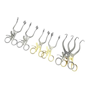 Juego de Retractores Manuales Autoestables Weitlaner, Instrumentos Quirúrgicos de Acero Inoxidable Chapados en Oro, Certificación CE Clase II, 16 cm - Product Image 3