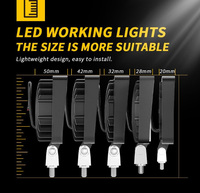 Haute luminosité 4 pouces 48w 4x4 carré remorque véhicule Led travail lumière Spot tracteur hors route camion Auto voiture antibrouillard