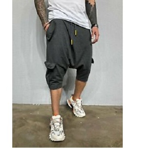 Pantalones cortos de chándal con bolsillos, ropa deportiva de algodón de Color sólido, personalizado, novedad - Product Image 1