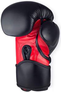Gants de boxe et d'arts martiaux en cuir véritable de haute qualité avec logo personnalisé, équipement d'entraînement haut de gamme OEM de 10oz à 16oz - Product Image 3