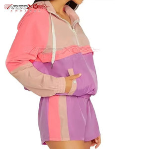 ชุดกางเกงขาสั้นกันลมสำหรับผู้หญิงชุดกางเกงขาสั้นกันลมมีความยืดหยุ่นและดูดซับเหงื่อ - Product Image 4