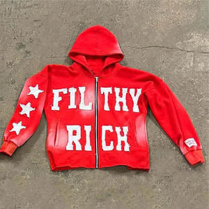 Vente en gros de sweatshirt à col rond en coton éponge français pour hommes sweatshirt à capuche Streetwear décontracté personnalisé - Product Image 5