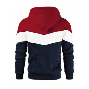 ผู้ผลิตเสื้อผ้าแบบกำหนดเอง เสื้อฮู้ดผู้ชายผ้าฝ้ายฟลีซหนานุ่ม สไตล์สตรีทแวร์ลำลอง แฟชั่น เสื้อกันหนาวมีฮู้ด เสื้อผ้าสำหรับกิจกรรมกลางแจ้ง - Product Image 5