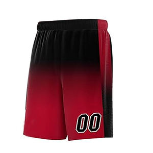 เสื้อเจอร์ซีย์แขนกุดพิมพ์ลายทแยงเสื้อผ้าโพลีเอสเตอร์ชุดฝึกทีมแขนกุดสีแดงและสีดำ - Product Image 6