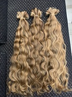 Fourniture en gros de meilleure qualité 100% naturel brut Remy Blonde indien vierge Extensions de cheveux humains 30 pouces Kinky Style bas prix