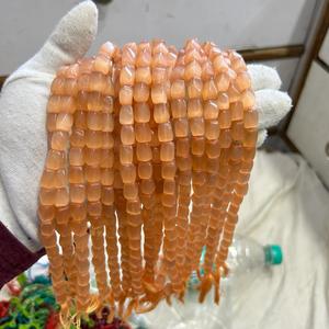 Monalisa (ojo de gato) Cuentas lisas de piedras preciosas AAA naturales en Amarillo, Azul, Naranja, rojo Puff, Pepita ovalada, cuentas de Monalisa multicolores - Product Image 4