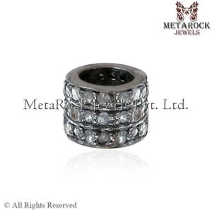 Argent massif 925 trouver des bijoux en diamant taille Rose trouver des bijoux en diamant pavé minimaliste trouver des bijoux en diamant - Product Image 6