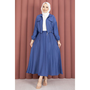 Ensemble sport décontracté Indigo, veste courte et jupe, taille XS, tenue 2 pièces - Product Image 5