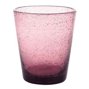 Bicchiere d'acqua Cancun in vetro satinato viola 330ml, artigianale, soffiato a bocca, lavabile in lavastoviglie, design moderno - Product Image 1