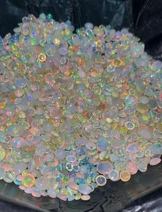 Cabochon d'opale de miel naturel éthiopien multi-feu pierres précieuses en vrac de qualité supérieure certifié par une tierce partie mélange d'opale d'origine ethnique pour - Product Image 6