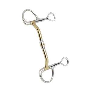 Nouvelle arrivée trois anneaux Gag Horse Bit en acier inoxydable cuivre bouche équestre équitation Tack fabriqué par TARIQ MFG CO - Product Image 1