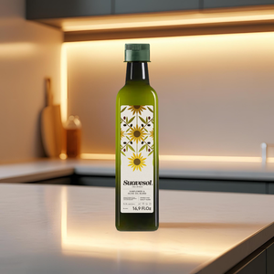 Suavesol Huile d'olive et de tournesol 500mL PET Squared pour la cuisson et la friture Huile à base de plantes - Product Image 3