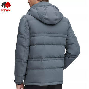 Chaqueta Acolchada Informal con Capucha Personalizada Ryan Pro Gear para Hombre, con Tejido Impermeable y Transpirable y Logotipo Personalizado - Product Image 4