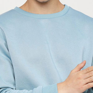 Low MOQ Winter Sweatshirt for Men Adult Size High Quality New Design with Solid <b>Pattern</b> Screen Printing Top Breathable - Product Image 3