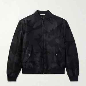 Blousons bombardiers en satin de haute qualité au design personnalisé Blouson bombardier à manches longues pour hommes - Product Image 1