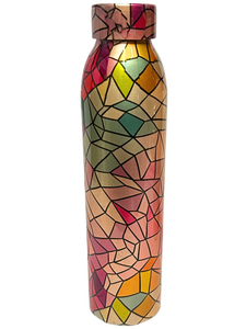 Modern 1000ml Insulated Copper & Stainless Steel Eco-Friendly <b>Water</b> <b>Bottle</b> Tumbler with Lid Hand Grip Direct Drinking - Product Image 2