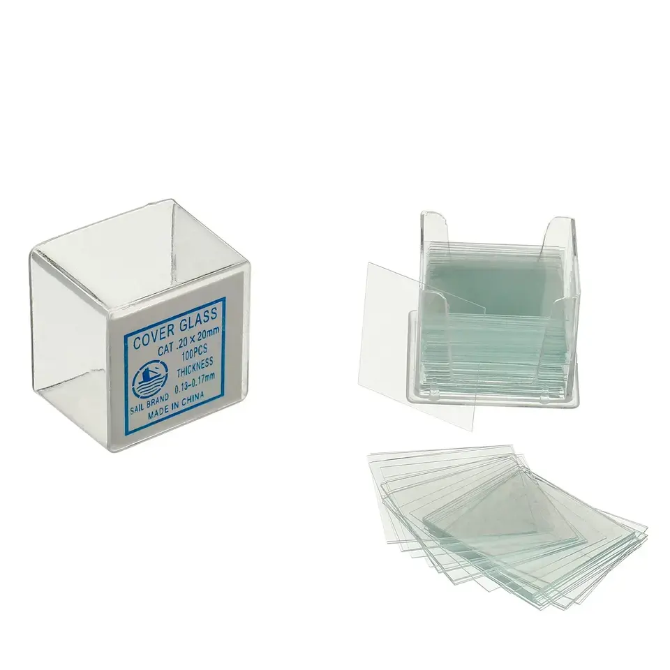 Laboratory Use 0.13-0.17mm thickness Cover Glass 22*22mm Microscope Coverslip Cover Glass