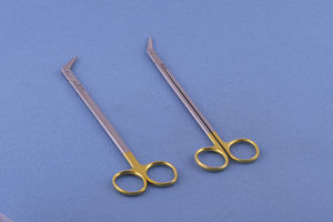 Ciseaux coudés Potts Smith avec 60 lames de bord de rasoir poignée annulaire ciseaux chirurgicaux dentaires manuels en acier inoxydable - Product Image 3