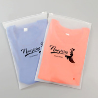 PE/CPE Luxuriöse Wiederverschließbare Kleiderhülle mit Reißverschluss, Individuelles Logo, Mattierte Transparente Poly-Tasche für Bekleidung, Anzüge und Verpackung