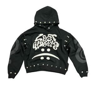 Alta calidad de los hombres de gran tamaño pulóver de algodón Unisex Heavweight Hoody venta al por mayor personalizable 3D Puff Impresión logotipo sudaderas con capucha para hombres - Product Image 3