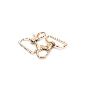 Fermoir à ressort pivotant classique en or, crochet à ressort, fermoir à ressort pour sangles et accessoires de mode, vente en gros - Product Image 1