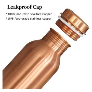 Premium Handcrafted 100% Pure Copper Water <b>Bottles</b> for Optimal Health Available in Bulk for Export - Product Image 2