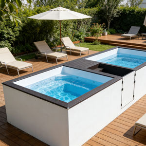Piscine hors sol de type conteneur de 20 pieds pour la maison, la famille et les centres de villégiature, avec pompe filtrante - Product Image 3